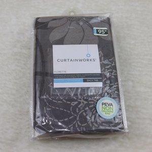 Curtainworks Floral Curtain (50in x 95 in) - NEW!